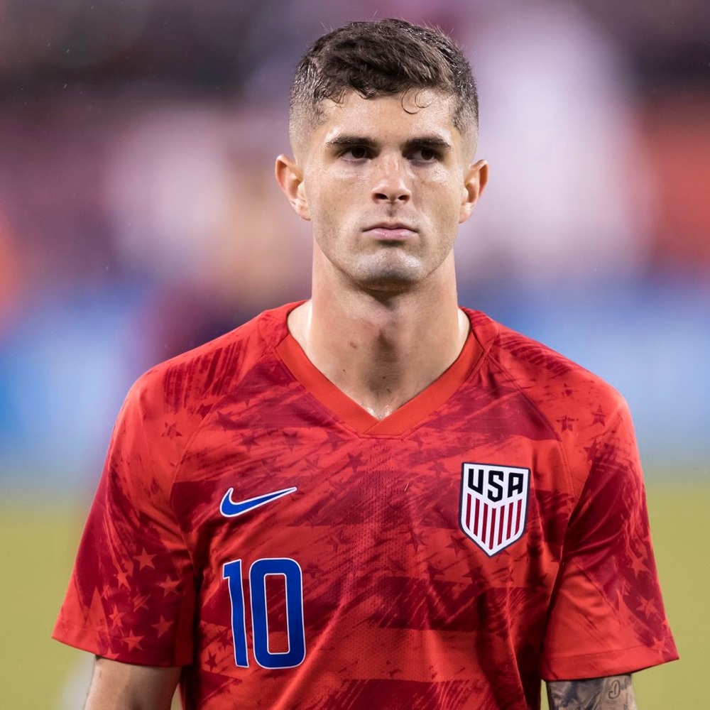 Men's Nike Red US Soccer 2019 Away Christian Pulisic Jersey